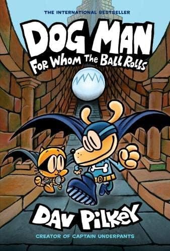 Dog Man Series (6-10) Collection 5 Books Collection Set By Dav Pilkey (Brawl of the Wild, For Whom the Ball Rolls, Fetch-22, Grime and Punishment, Mothering Heights by Dav Pilkey