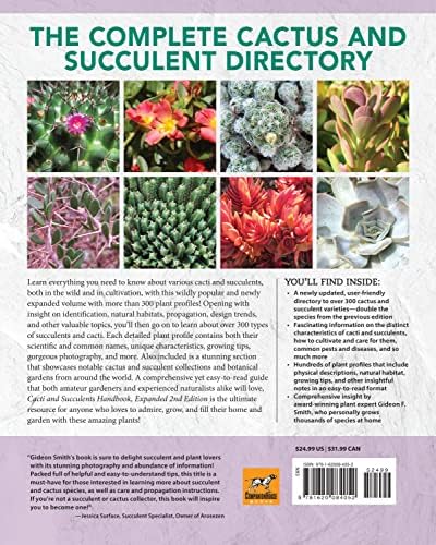 Cacti and Succulent Handbook, Expanded 2nd Edition: The Ultimate Guide to Growing Techniques with a Directory of 300+ Common Species and Varieties (CompanionHouse) Agave, Aloe, Sansevieria, and More by Gideon F. Smith