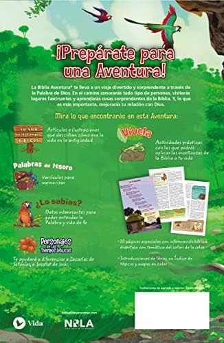 NBLA, Biblia Aventura, Interior a color, Leathersoft, Azul, con Cierre, Comfort Print (Adventure Bible) (Spanish Edition) by NBLA-Nueva Biblia de Las Américas