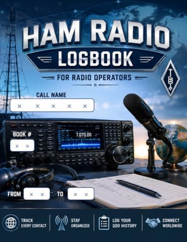 Ham Radio Log Book: For Serious Operators by K. Rae Kreations