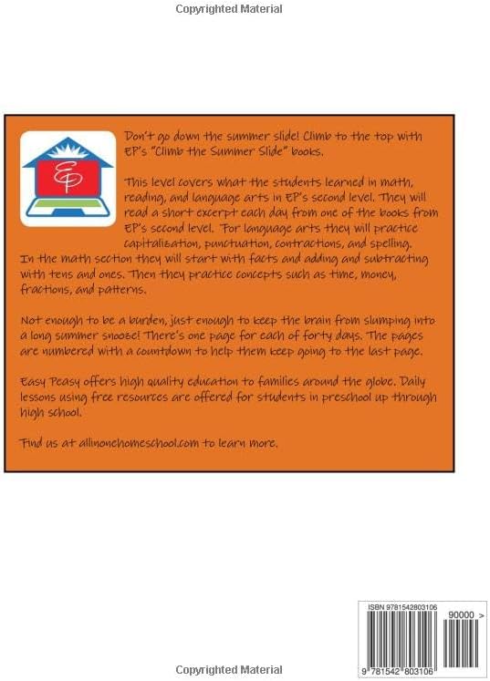 Climb the Summer Slide Second Level: Part of the Easy Peasy All-in-One Homeschool by Lee Giles