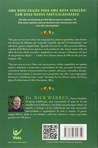 Portuguese Purpose Driven Life, Para Que Estou Na Terra? Uma Vida Com Propósitos (Em Portuguese do Brasil) by Rick Warren