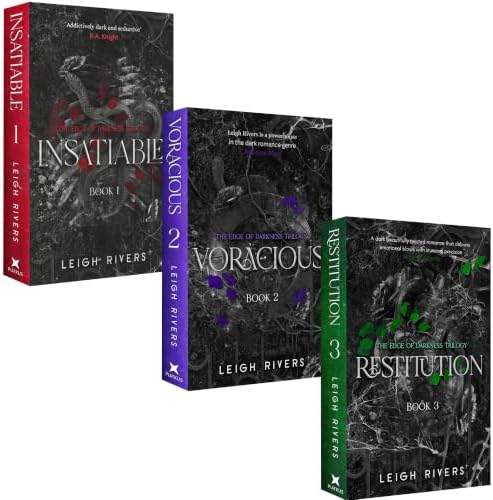 The Edge of Darkness Trilogy Complete 3 Books Collection Set by Leigh Rivers - (Insatiable, Voracious & Restitution) by Leigh Rivers