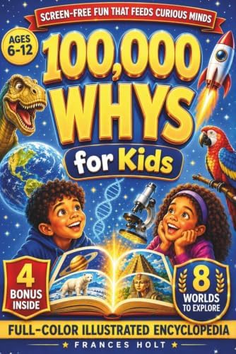 100,000 Whys for Kids: Real Questions About Science, Space, Animals, Nature, and How the World Works. The Fully Illustrated Encyclopedia for Ages 6–12 by Frances Holt