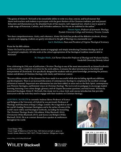 Christian Theology: An Introduction by Alister E. McGrath