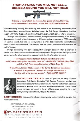 The Reaper: Autobiography of One of the Deadliest Special Ops Snipers by Nicholas Irving