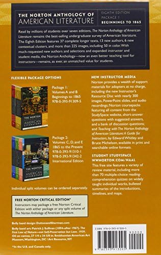 The Norton Anthology of American Literature, Vol. A & B by Nina Baym