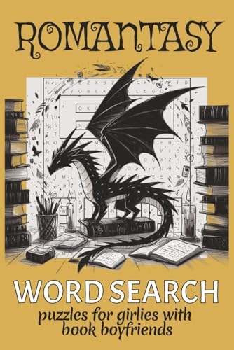 Romantasy Word Search: Puzzle Book for Girlie Readers | Romantic Fantasy Fun with Love, Kiss, Lust & More | 6x9 Inches, 110 Pages by Lucy Artworks