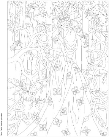 Creative Haven Mythical Fashions Coloring Book (Adult Coloring Books: Fantasy) by Renatae Ettl