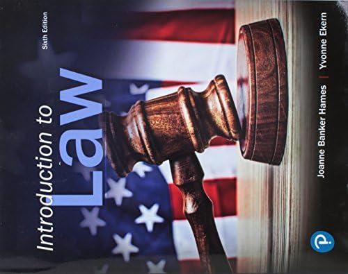 Introduction to Law by Joanne Hames
