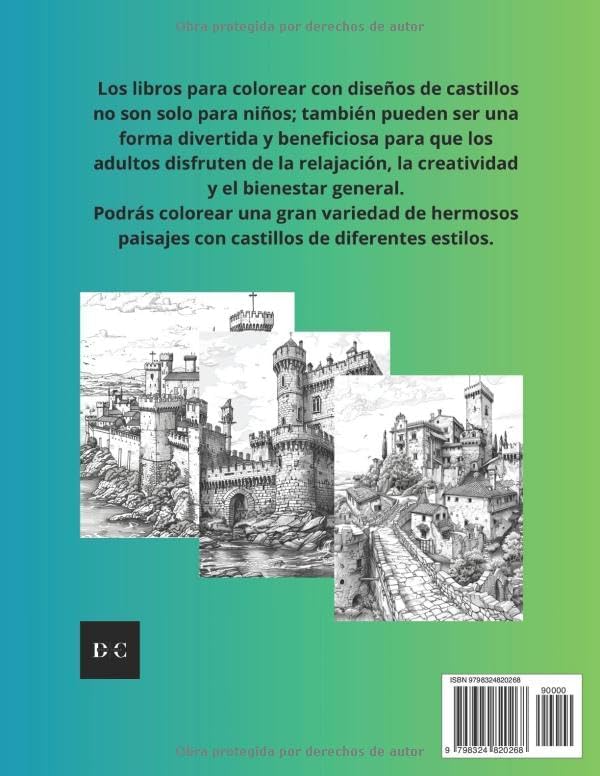 libro para colorear castillos (Spanish Edition) by David Gomez Calle