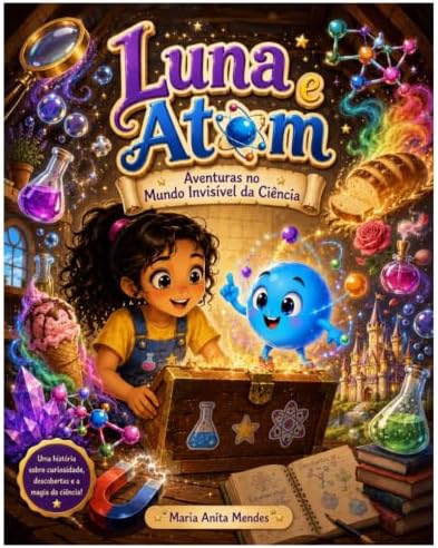 Luna e Atom: Aventuras no Mundo Invisível da Ciência. (Portuguese Edition) by Maria Anita Mendes