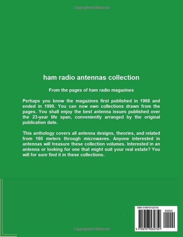 Ham Radio Antenna Collection: Volume 3 by Marcel De Canck