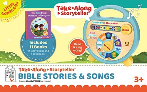 Bible Stories and Songs Interactive Electronic Take Along Storyteller with 11 Books (Little Sunbeams) by Carmen Crowe