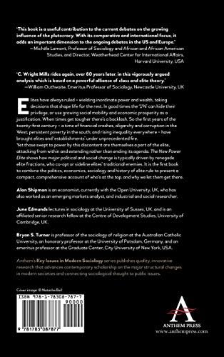 The New Power Elite: Inequality, Politics and Greed (Key Issues in Modern Sociology) by Alan Shipman