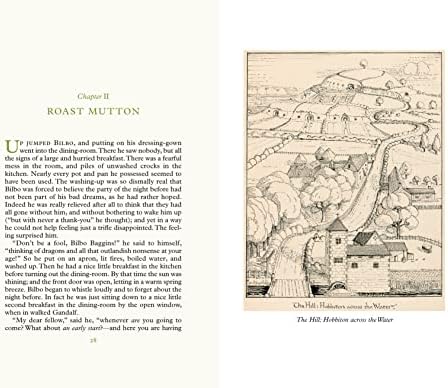 The Hobbit Illustrated by the Author: A Special Edition of the Fantasy Classic Featuring Sprayed Edges (Tolkien Illustrated Editions, 4) by J. R. R. Tolkien
