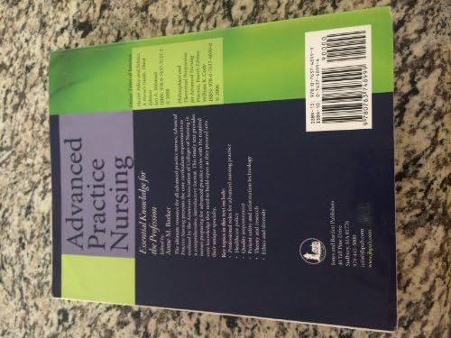 Advanced Practice Nursing: Essential Knowledge for the Profession by Anne M. Barker