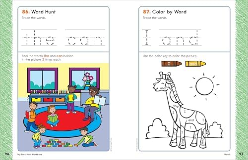 My Preschool Workbook: 101 Games & Activities that Prepare Your Child for School by Brittany Lynch
