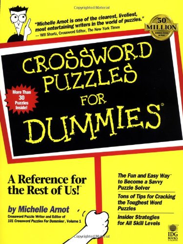 Crossword Puzzles For Dummies by Michelle Arnot