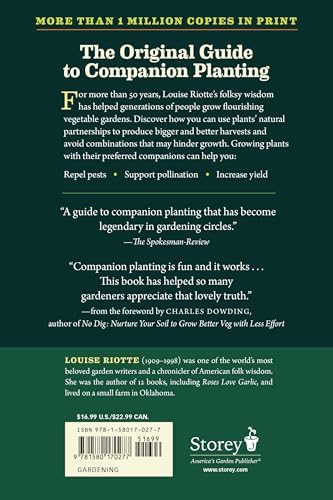 Carrots Love Tomatoes: Secrets of Companion Planting for Successful Gardening by Louise Riotte