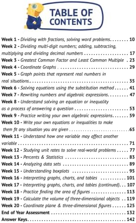 6th Grade Common Core Math: Daily Practice Workbook - Part I: Multiple Choice | 1000+ Practice Questions and Video Explanations | Argo Brothers (Next Generation Learning Standards Aligned (NGSS)) by Argo Brothers
