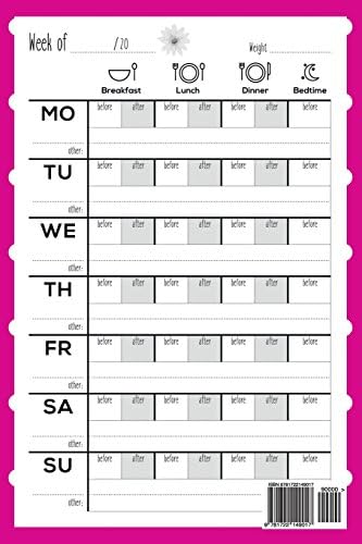 Blood Sugar Diary: Diabetes Journal for 53 Weeks (Pink) by A.D. Johnson