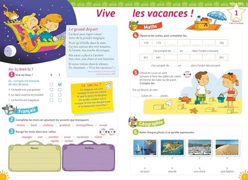 Passeport - Du CE1 au CE2 7/8 ans - Cahier de vacances 2026 by Catherine Bessières