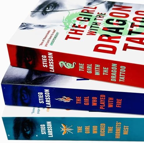 Millennium series 3 Books Collection Box Set by Stieg Larsson (Books 1 - 3) (The Girl With the Dragon Tattoo, The Girl Who Played with Fire & The Girl Who Kicked the Hornets Nest) by Stieg Larsson