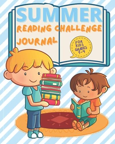 Summer Reading Challenge Journal for Kids Grades 1-4: Summer Learning Workbook to Help Prevent Summer Slide and Encourage Summer Reading for Grade 1, ... Reluctant Readers and Writers Girl reading by Creative Heart Press