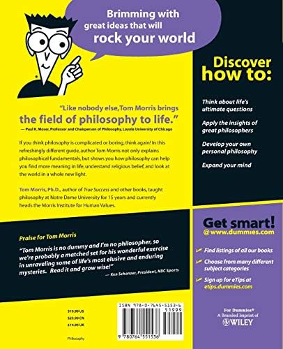 Philosophy For Dummies (For Dummies Series) by Tom Morris