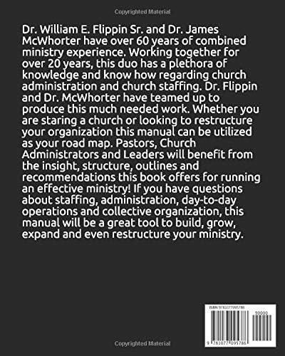 Church Administration: Building Success Through Collective Organization by Dr James McWhorter
