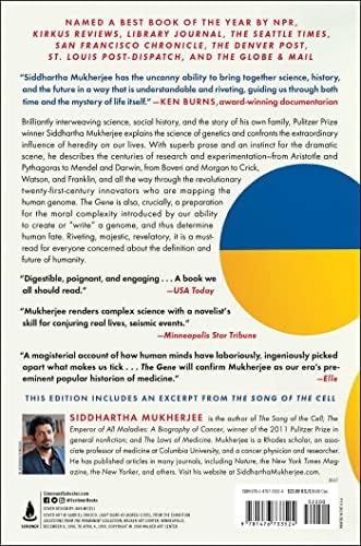 The Gene: An Intimate History by Siddhartha Mukherjee