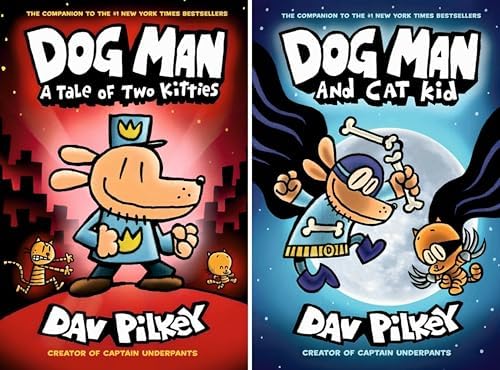 Dog Man Series Complete Collection Set (Books 1–14) by Dav Pilkey by Dav Pilkey