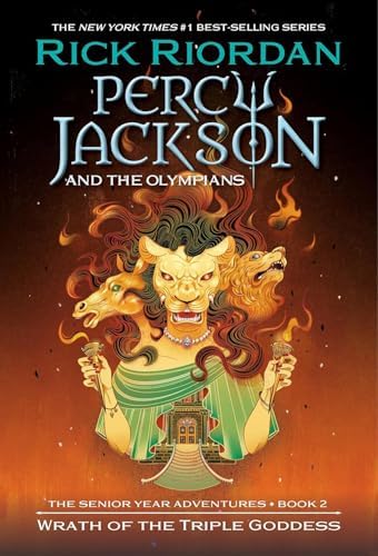 Percy Jackson and the Olympians Series, Set of 7 Books. Lightning Thief, Sea of Monsters, Titan's Curse, Battle of the Labyrinth, Last Olympian, The Chalice of the Gods, Wrath of the Triple Goddess by Rick Riordan