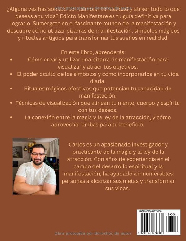 Edicto Manifestare: Guía práctica para manifestar tus sueños (Spanish Edition) by Carlos Ruiz