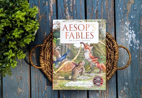 Aesop's Fables Hardcover: The Classic Edition by acclaimed illustrator, Charles Santore (Charles Santore Children's Classics) by Aesop