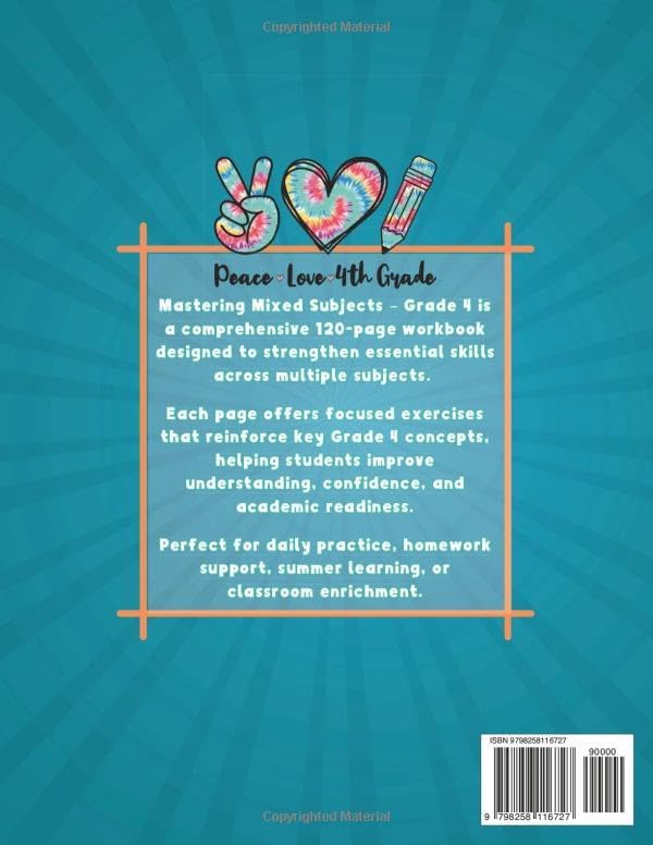 Mastering 4th Grade Mixed Subjects Workbook: Summer Bridge Practice Grade 4-5, All In One Fourth Grade Common Core Math Language Arts Science Review, ... 10-12 (Bright Scholars Grades 3–6 Collection) by Bright Scholars