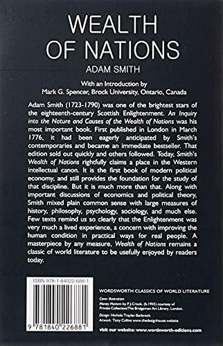 Wealth of Nations (Wordsworth Classics of World Literature) | New Cover by Adam Smith