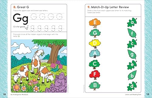 My Kindergarten Workbook: 101 Games and Activities to Support Kindergarten Skills, for Kids Ages 5-6 by Brittany Lynch