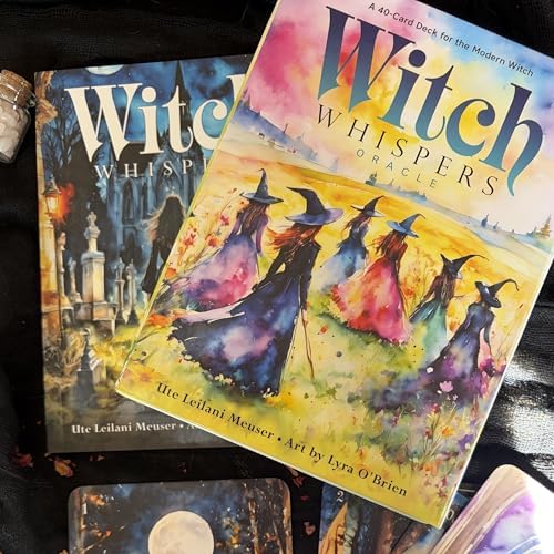 Witch Whispers Oracle: A 40-Card Deck for the Modern Witch by Lyra O'Brien