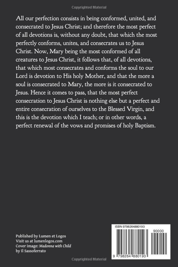True Devotion to Mary by St. Louis de Montfort
