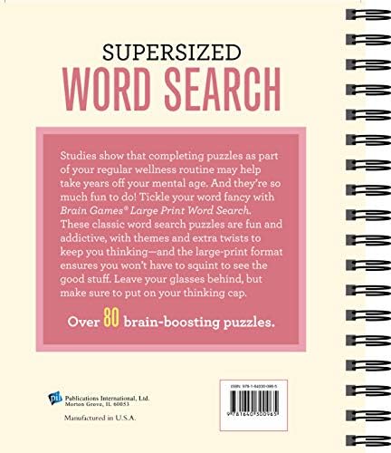 Brain Games - Large Print Word Search by Publications International Ltd.