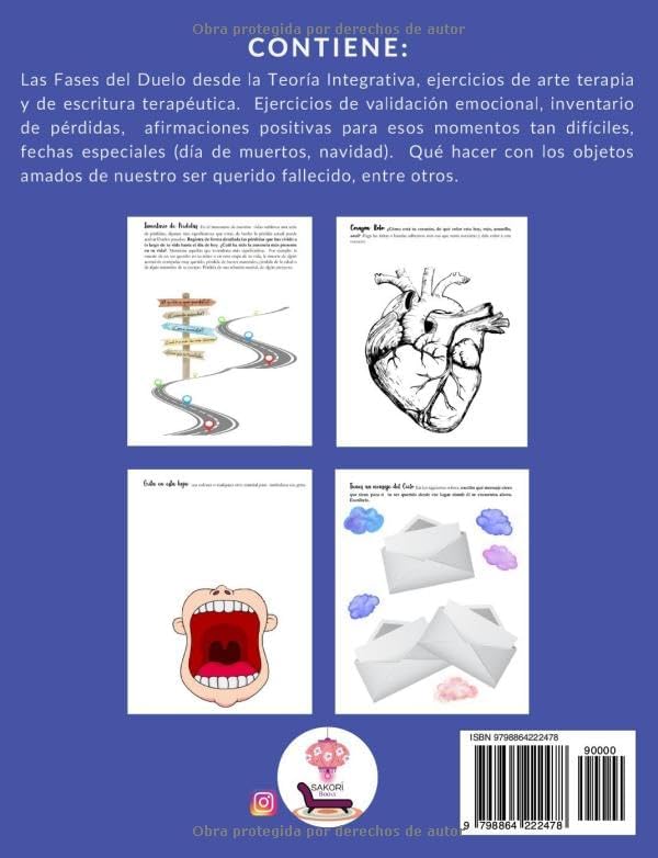 Cuaderno de Duelo Dulce Despedida: Recurso didáctico con ejercicios de arteterapaia para jóvenes y adultos de 18 a 70 años de edad (Spanish Edition) by Maritza Acevedo