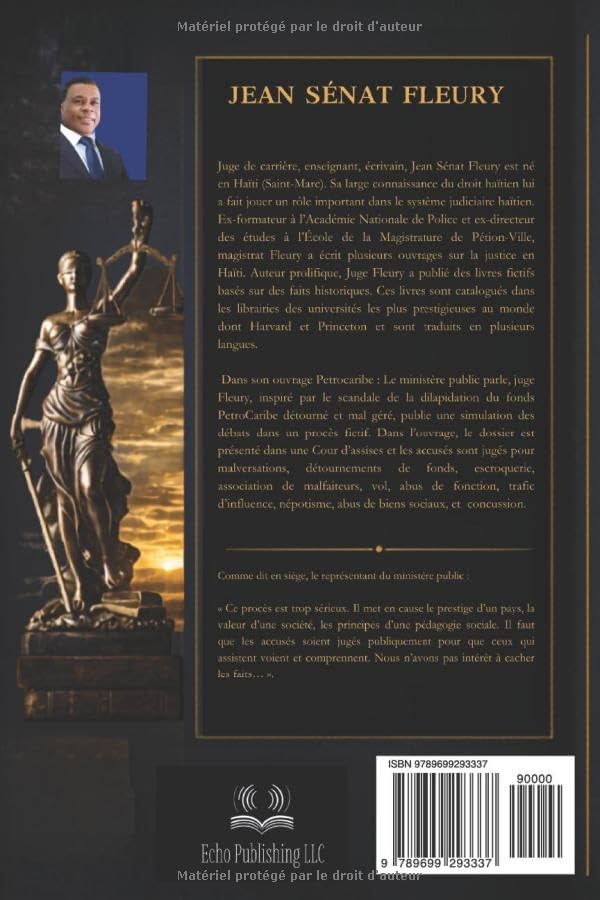 PETRO CARIBE: LE MINISTÈRE PUBLIC PARLE (French Edition) by Me JEAN SÉNAT FLEURY