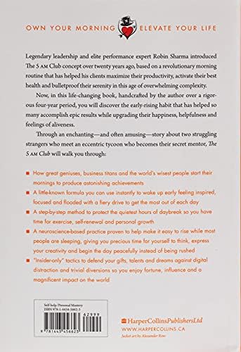 The 5AM Club: Own Your Morning. Elevate Your Life. by Robin Sharma