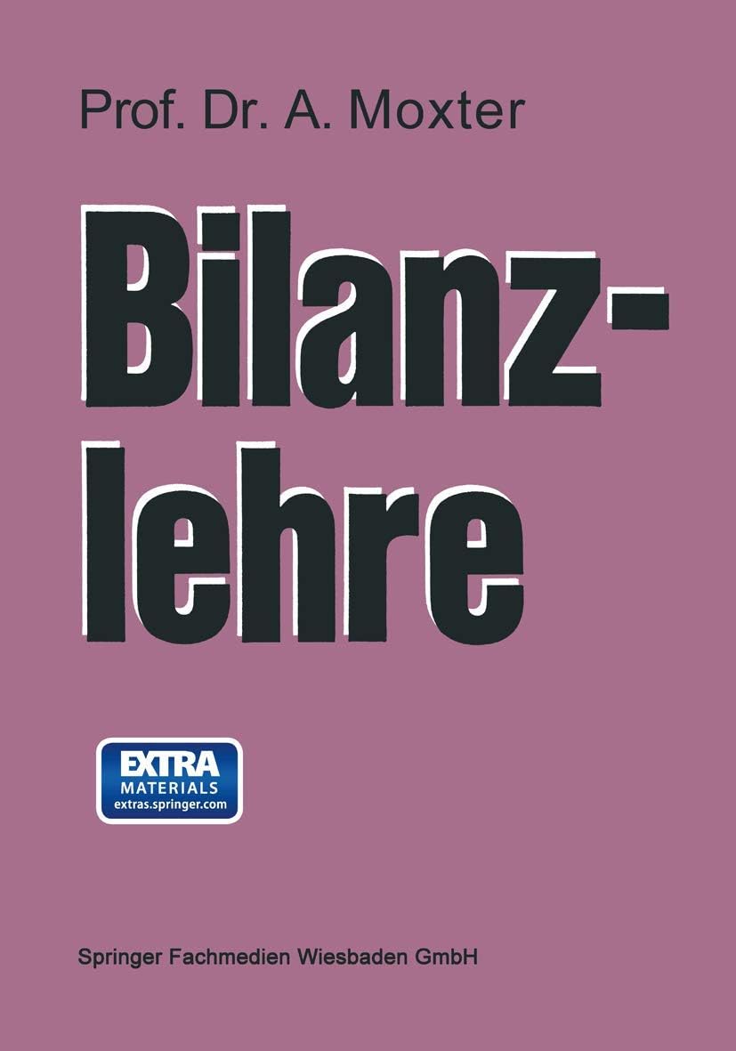 Bilanzlehre (German Edition) by Adolf Moxter