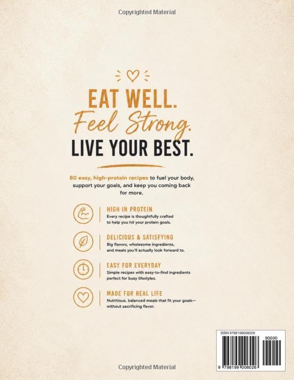 High Protein Cookbook: 80 Easy, Nutritious Recipes for Breakfast, Lunch, Dinner, Snacks & Healthy Sweets by Lia Winterfeld