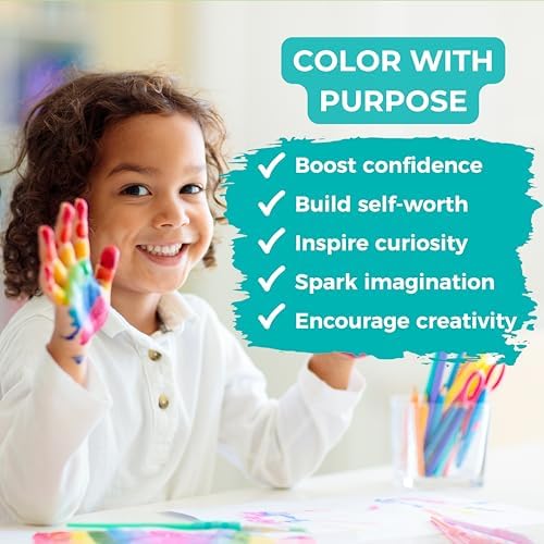Hopscotch Girls I Am Confident Brave & Beautiful Inspirational Coloring Books for Kids Ages 4-8 & Up 8-12 Empowering Boost Confidence by Hopscotch Girls