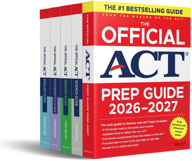 The Official ACT Prep & Subject Guides 2026-2027 Complete Set by ACT