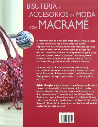 BISUTERÍA Y ACCESORIOS DE MODA CON MACRAMÉ (Spanish Edition) by Sylvie Hooghe